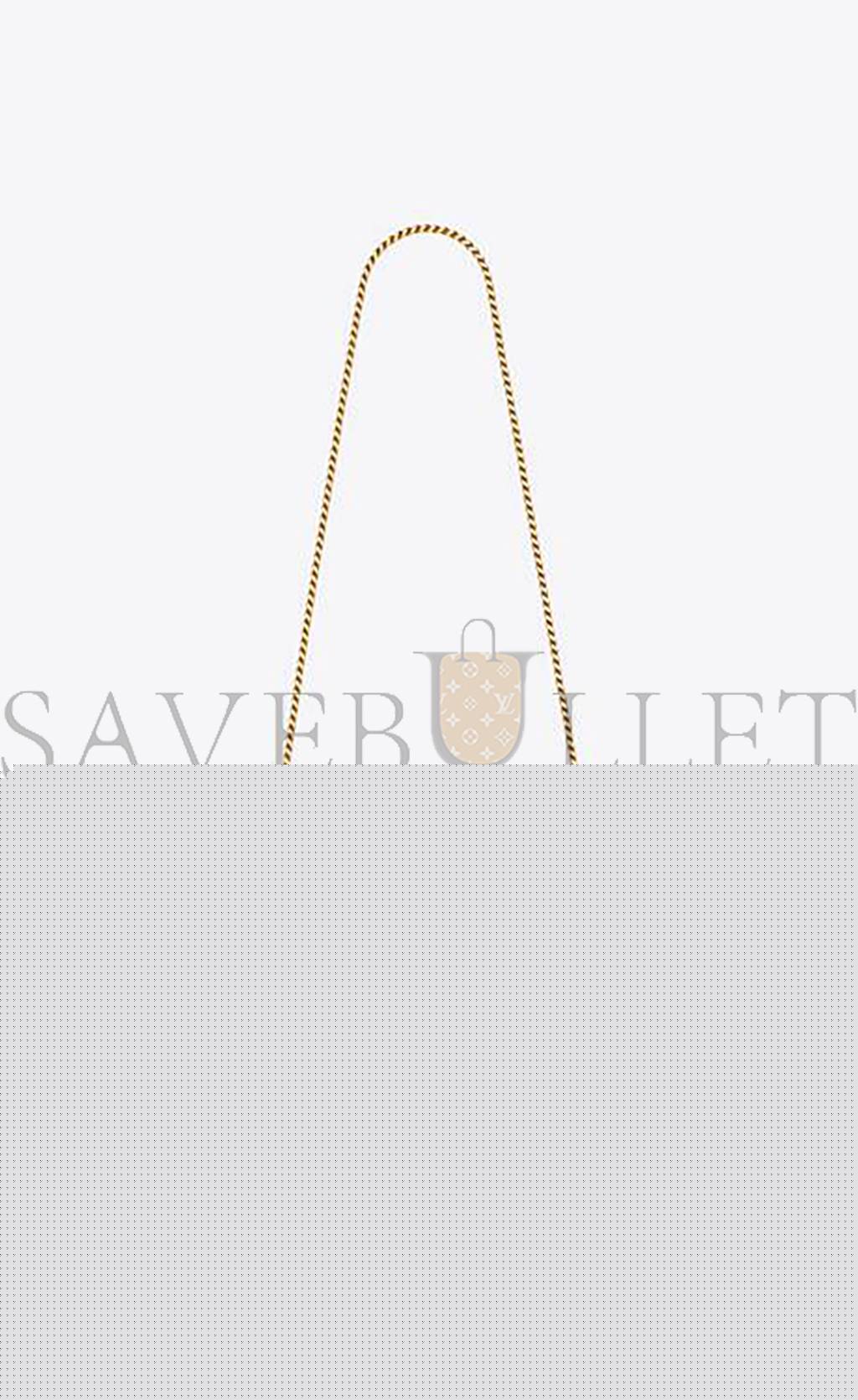 Y*L cassandre matelassÉ chain wallet in grain de poudre embossed leather 377828bow016008 (22.5*14*4cm)