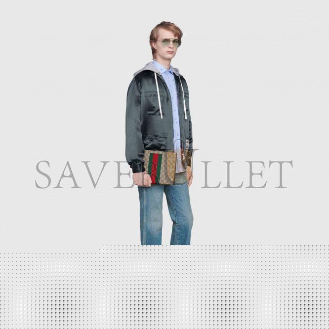 g*u*i gg S*p*e web pouch 475316 (26*20*6cm)