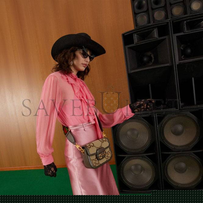 G*u*i horsebit 1955 jumbo gg mini bag 658574 ukmdg 2570 (20.6*14.4*5.1cm)