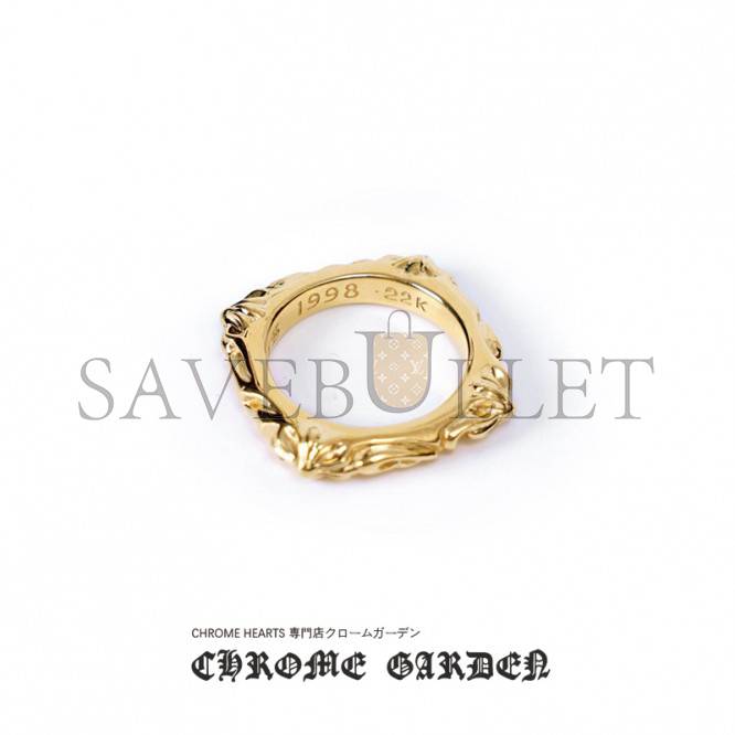 Ch**me He**ts 22k gold sbt band ring