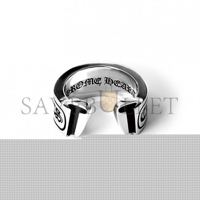 Ch**me He**ts scroll label ring