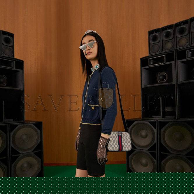 G*u*i ophidia gg shoulder bag 681064 (21*14*7cm)