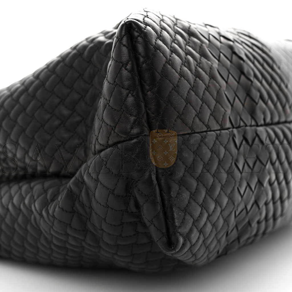 bo*te*ga Ve*ne*ta intrecciato vn briefcase black (38*30*10cm)