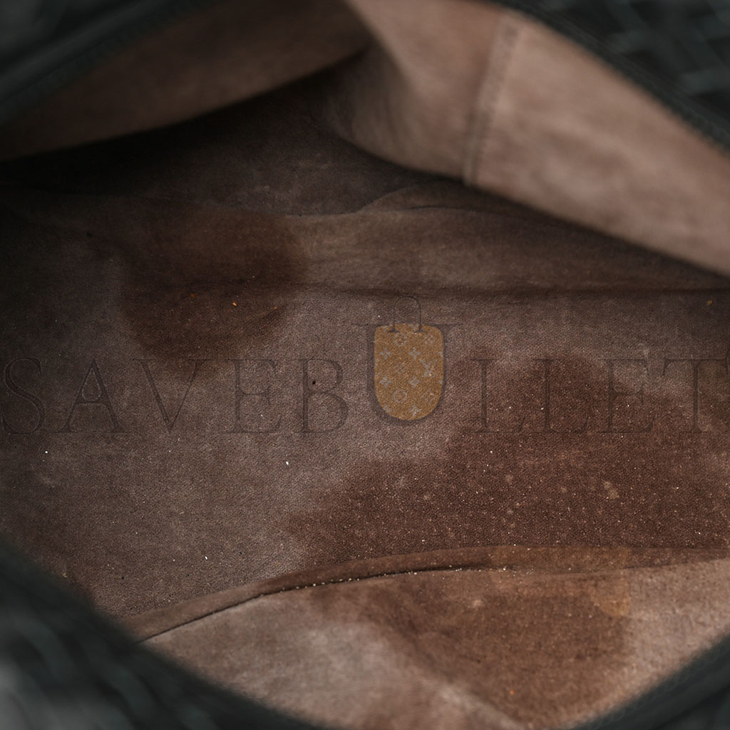 bo*te*ga Ve*ne*ta nappa intrecciato ayers brick tote black (33*23*17cm)