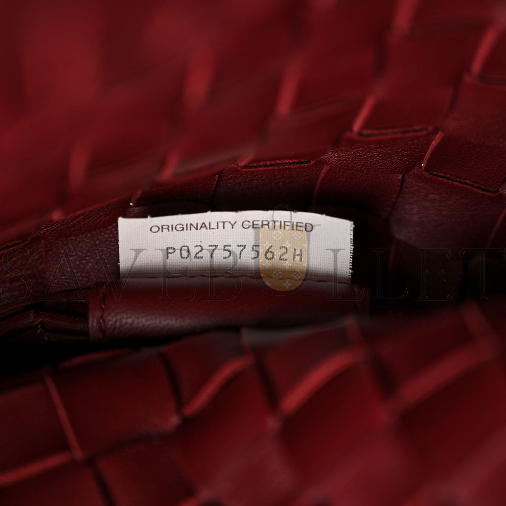 bo*te*ga Ve*ne*ta nappa intrecciato sardine bag barolo (34*23*3cm)