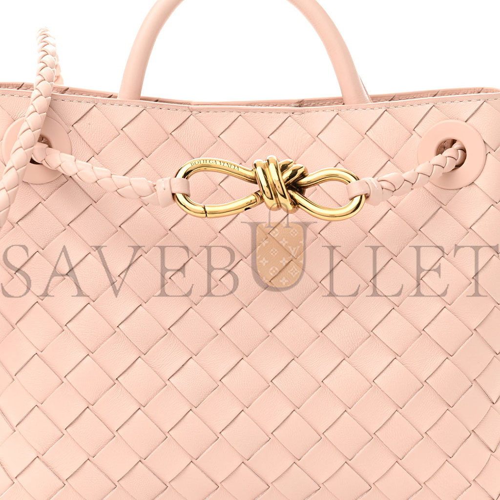 bo*te*ga Ve*ne*ta nappa intrecciato small andiamo shoulder bag lotus (25*20*10cm)