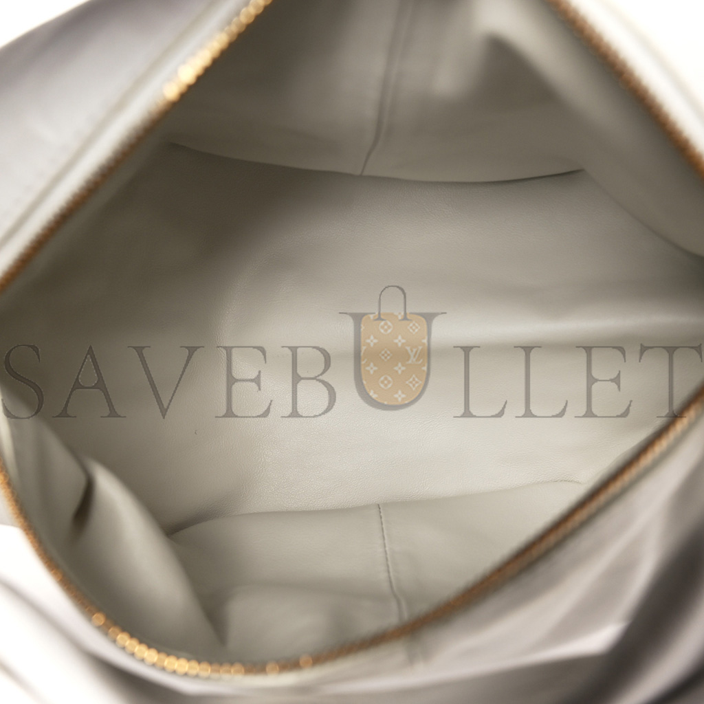 bo*te*ga Ve*ne*ta calfskin teen double knot hobo white (25*13*12cm)