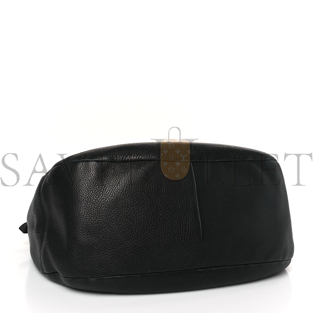 Pra*a vitello daino hobo black (36*30*15cm)