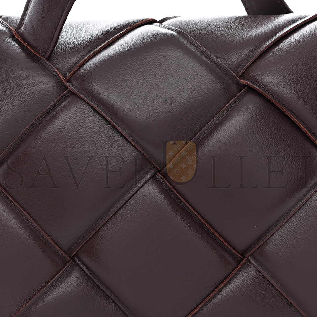 bo*te*ga Ve*ne*ta nappa intreccio padded top handle shoulder bag grape (30*16*10cm)