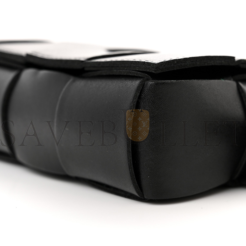 bo*te*ga Ve*ne*ta nappa maxi intreccio the belt cassette bag black (18*5*10cm)