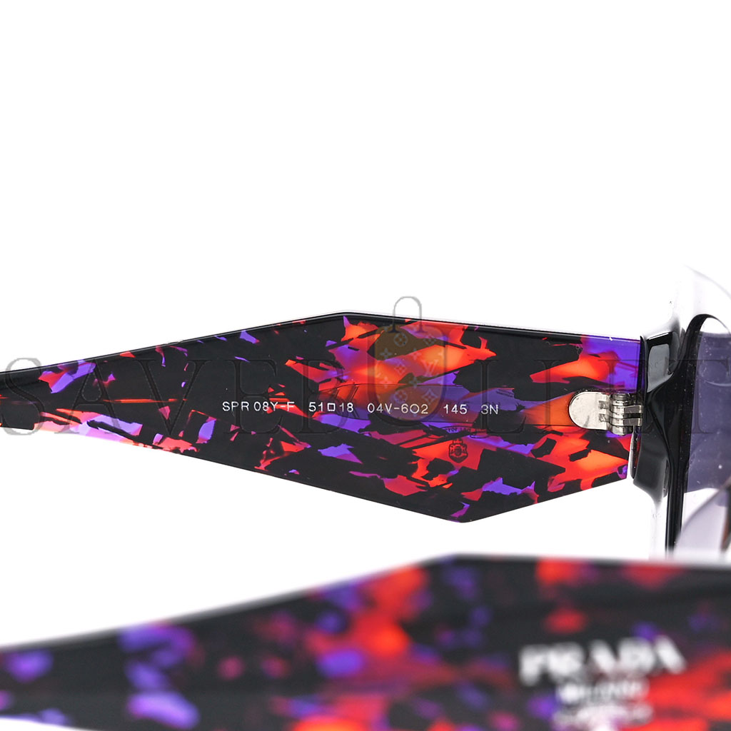 Pra*a acetate symbole sunglasses spr 08y purple multicolor