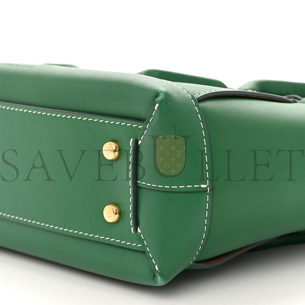 bo*te*ga Ve*ne*ta french calfskin maxi intrecciato arco 33 racing green (22*22*9cm)