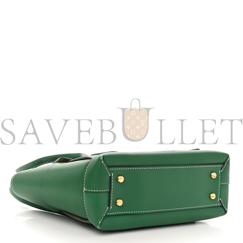 bo*te*ga Ve*ne*ta french calfskin maxi intrecciato arco 33 racing green (22*22*9cm)