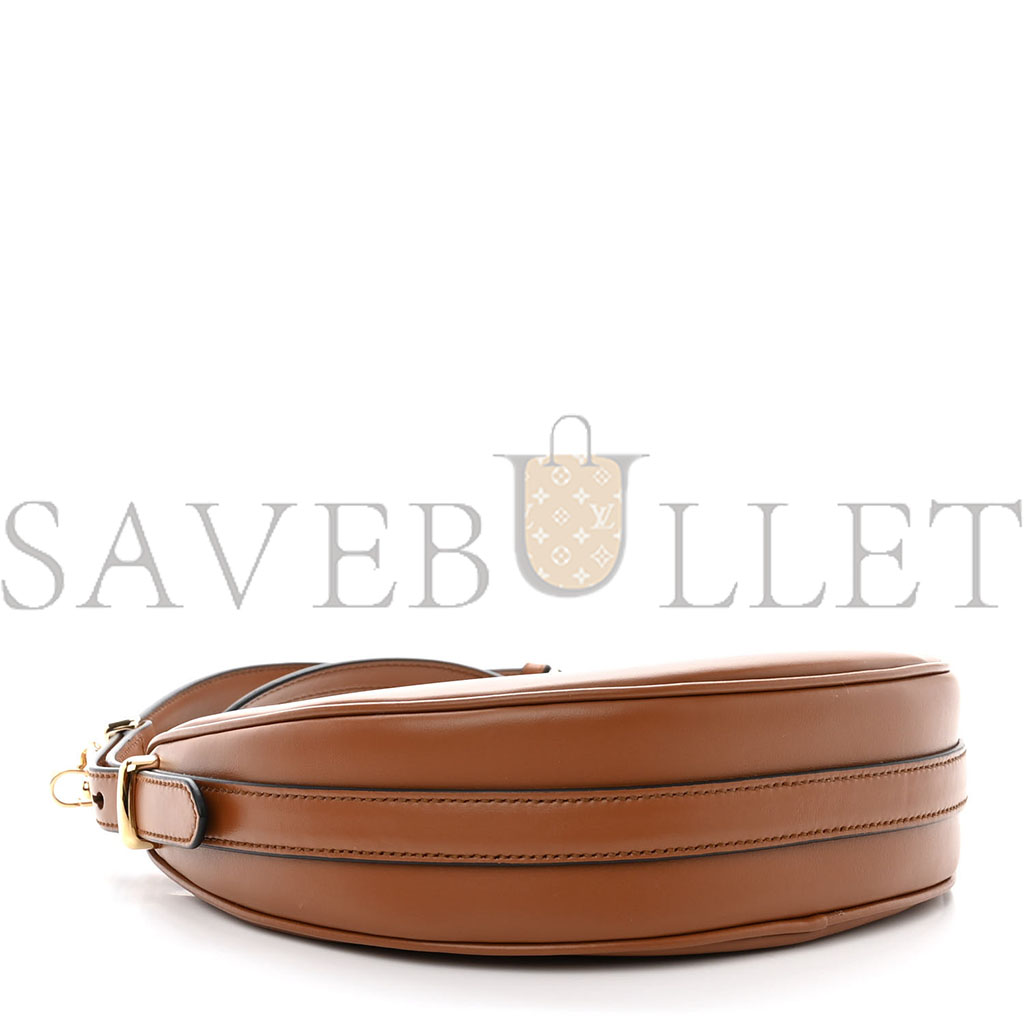 Pra*a nappa arque shoulder bag brown (23*18*6cm)