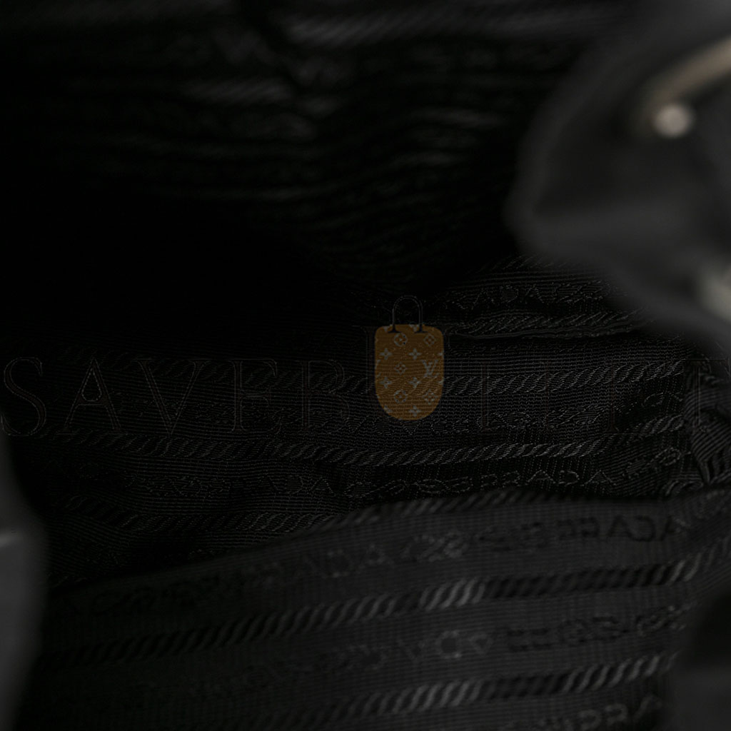 Pra*a nylon vela medium backpack black (29*29*14cm)