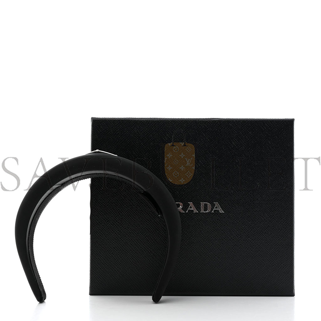 Pra*a nylon re-nylon headband black