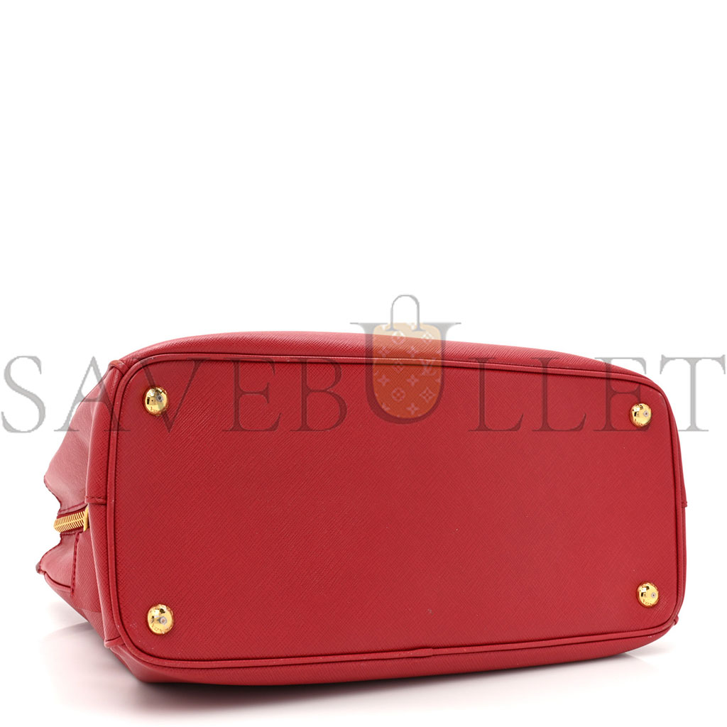 Pra*a saffiano lux parabole tote fuoco (34*26*15cm)