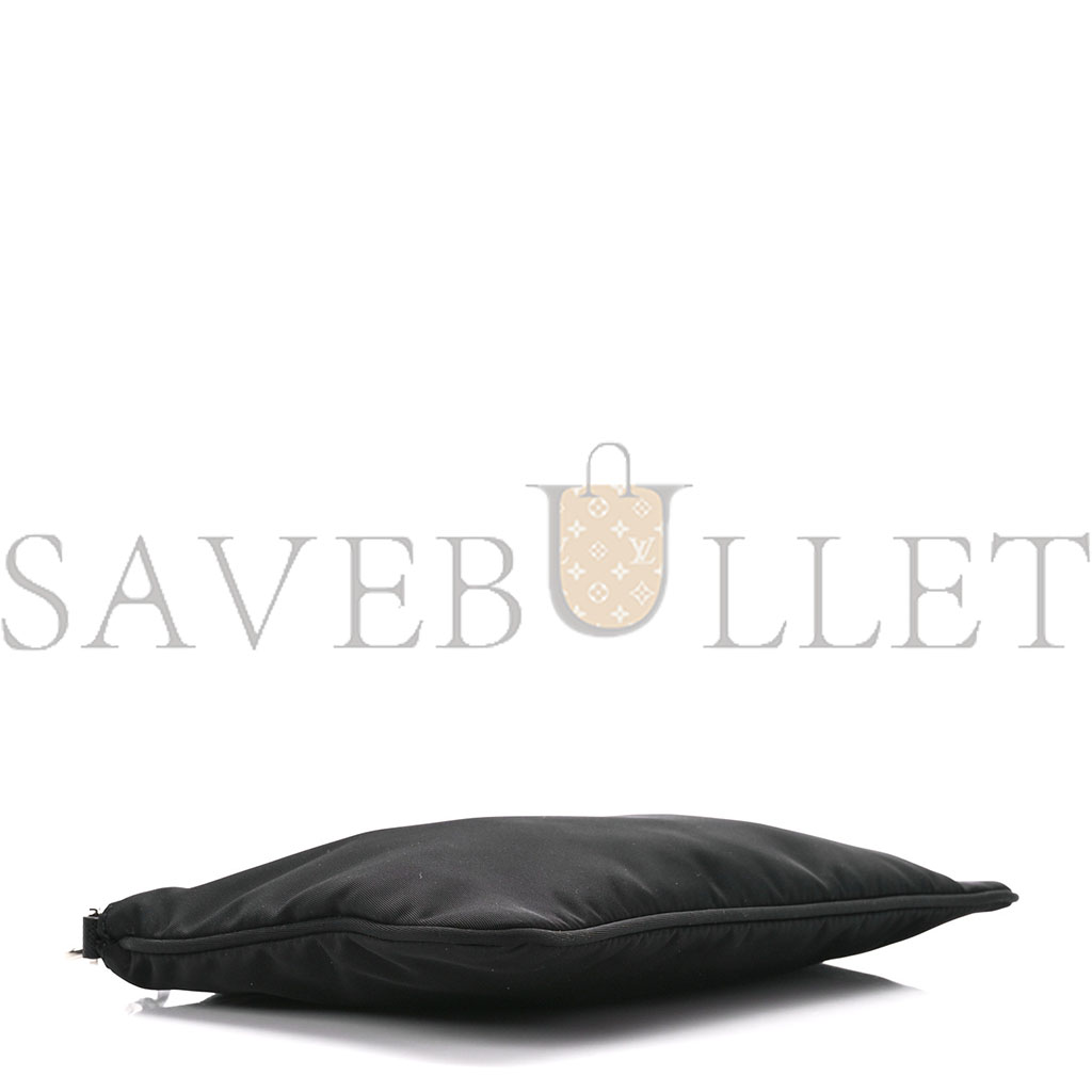 Pra*a re-nylon vela pouch black (24*18*14cm)