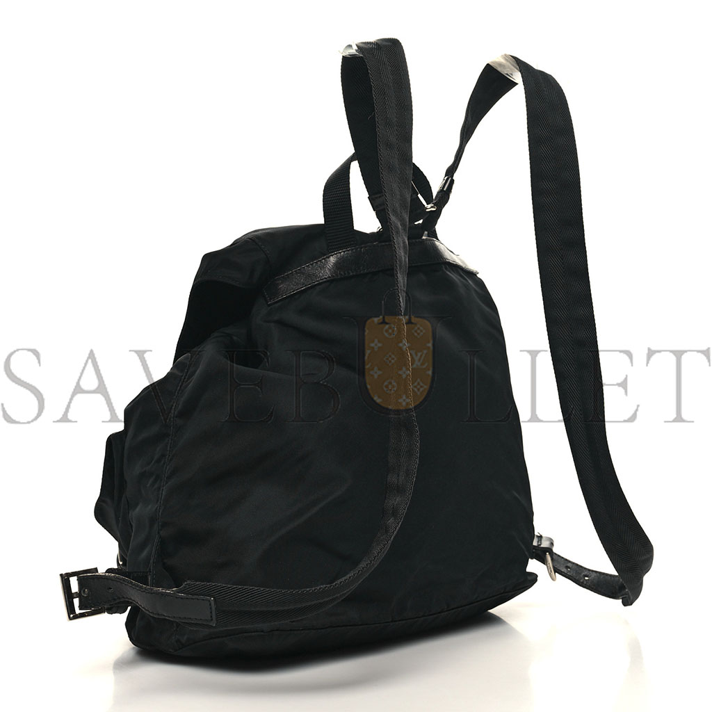 Pra*a tessuto nylon vela backpack black (31*29*11cm)