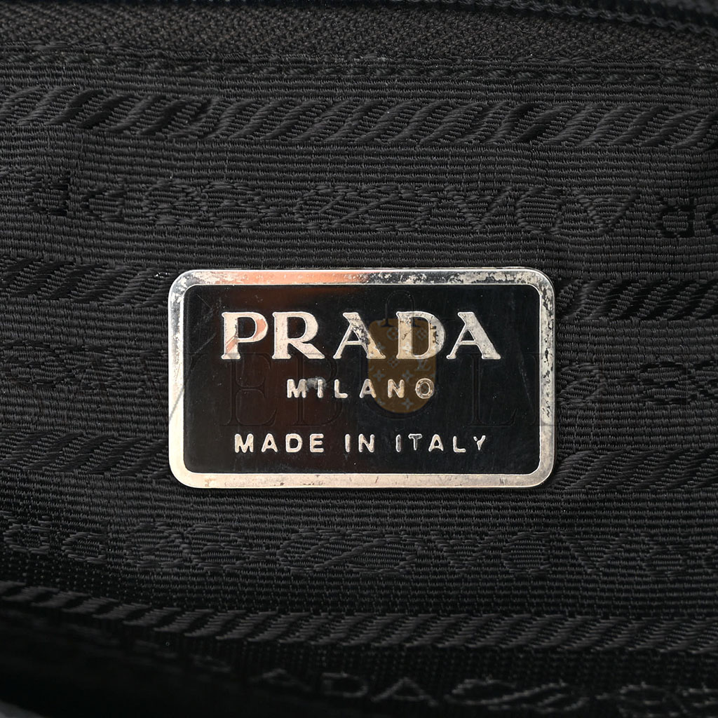 Pra*a tessuto nylon tote black (32*23*11cm)