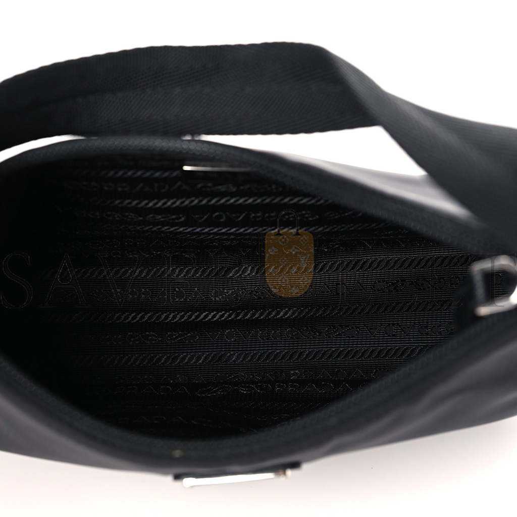 Pra*a tessuto nylon mini re-edition 2000 bag black (22*13*5cm)