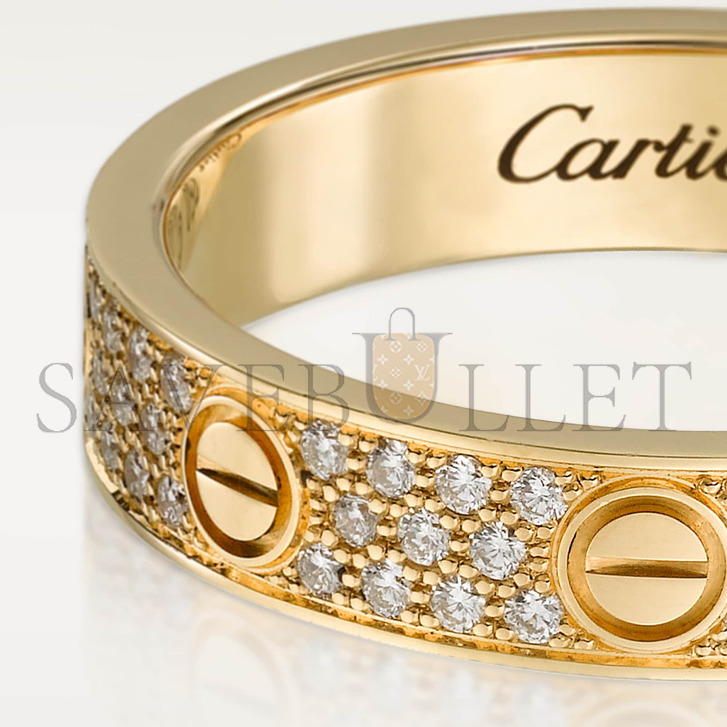 ca*t*er  love wedding band, Di*m*nd-paved b4083300