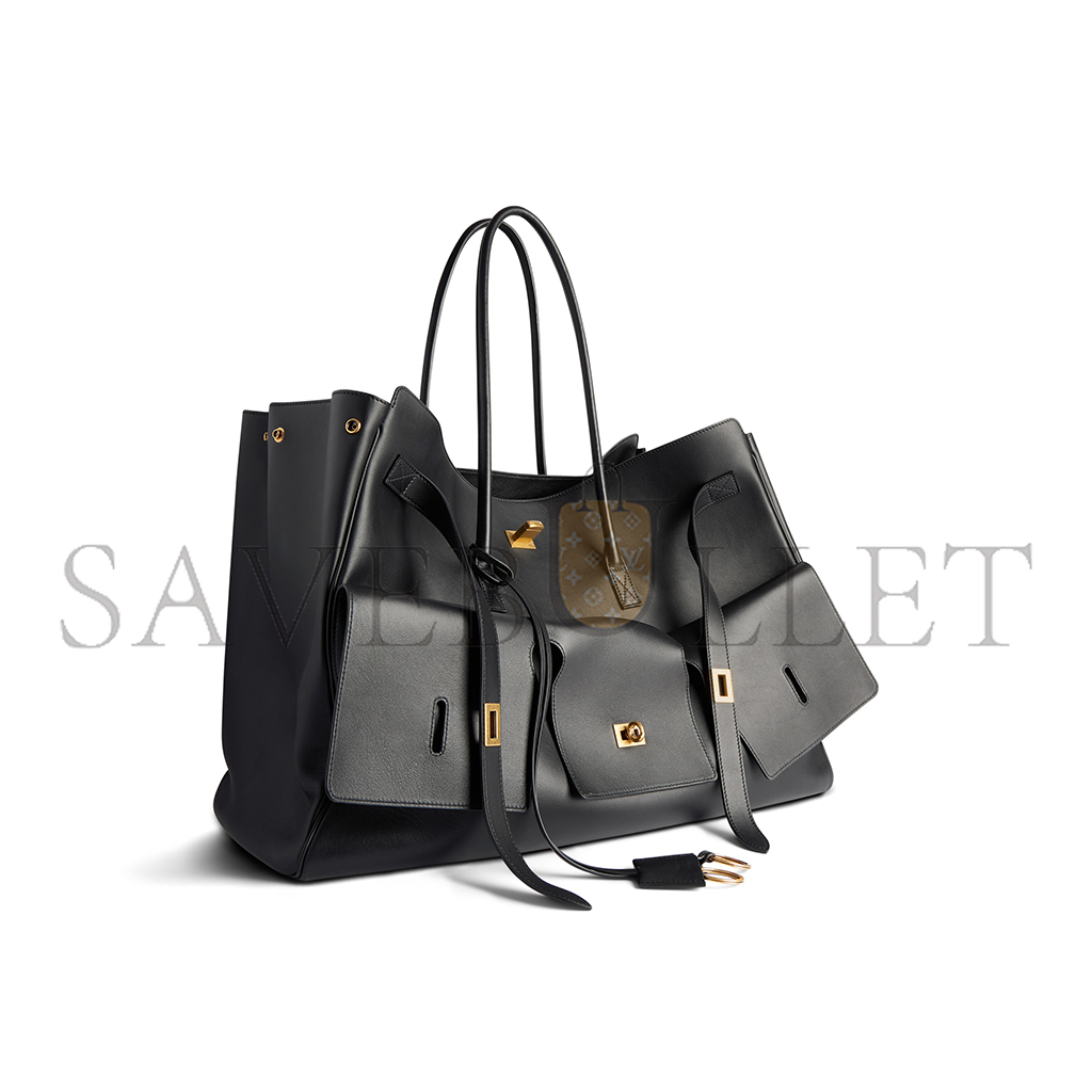 Ba*len*cia*ga bel air xl carry all bag in black 8054802abav1000 (61.9*51.8*23.8cm)