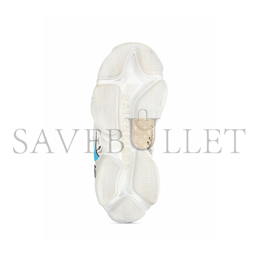 Ba*len*cia*ga triple s logotype sneakers 536737w3srb9014