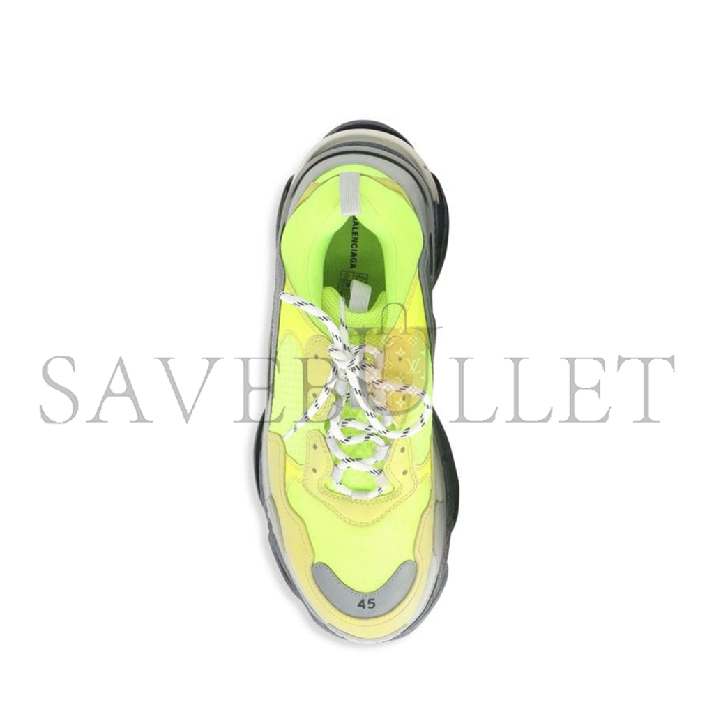 Ba*len*cia*ga triple s yellow fluo low top sneakers 524039w09o31801