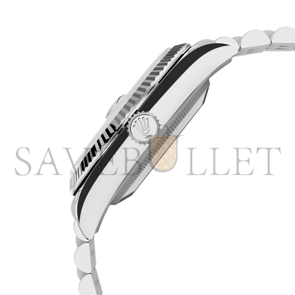 R*l*x datejust 36 oyster, 36 mm, oystersteel and white gold watch 126234