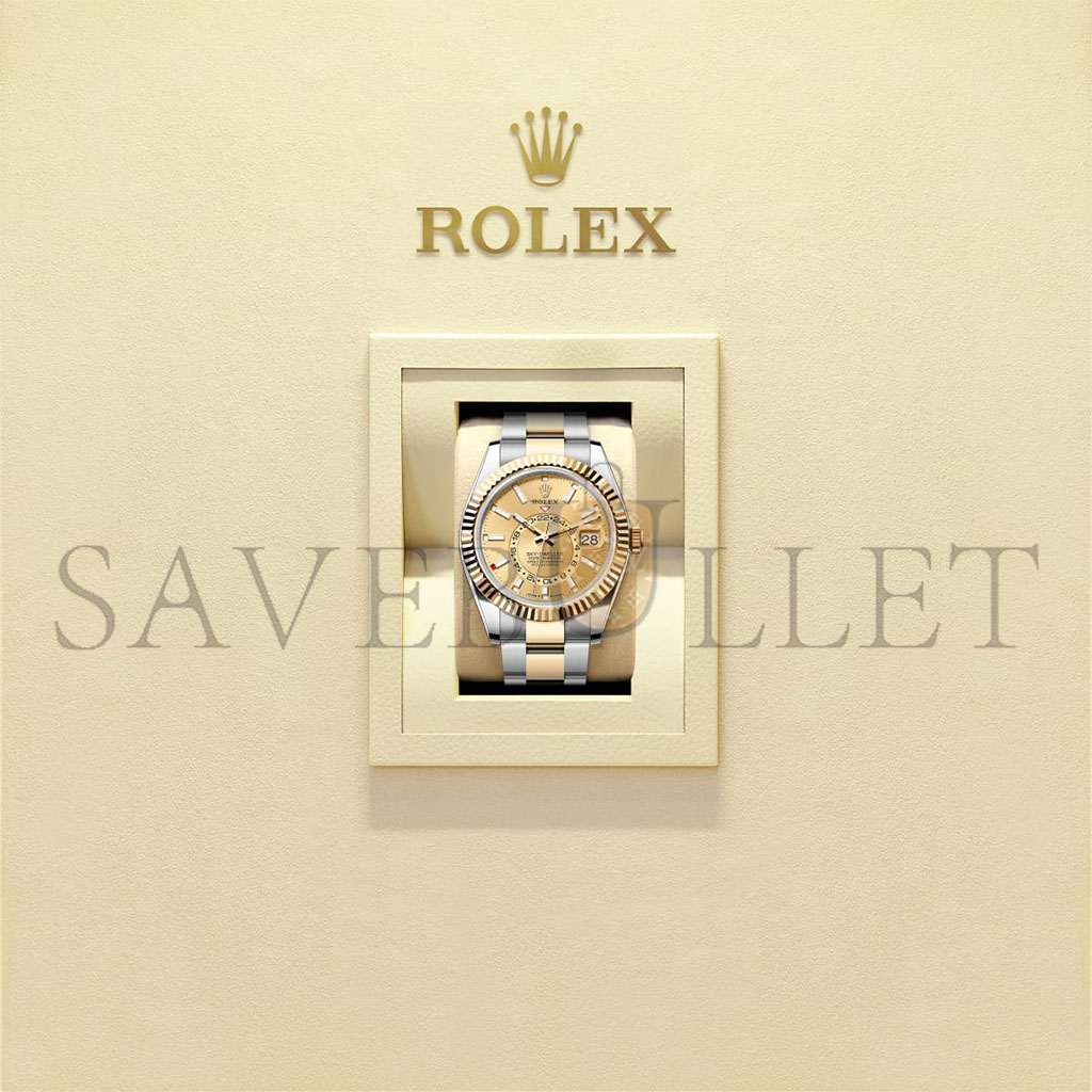 R*l*x sky-dweller 42 mm, oystersteel and yellow gold watch 336933