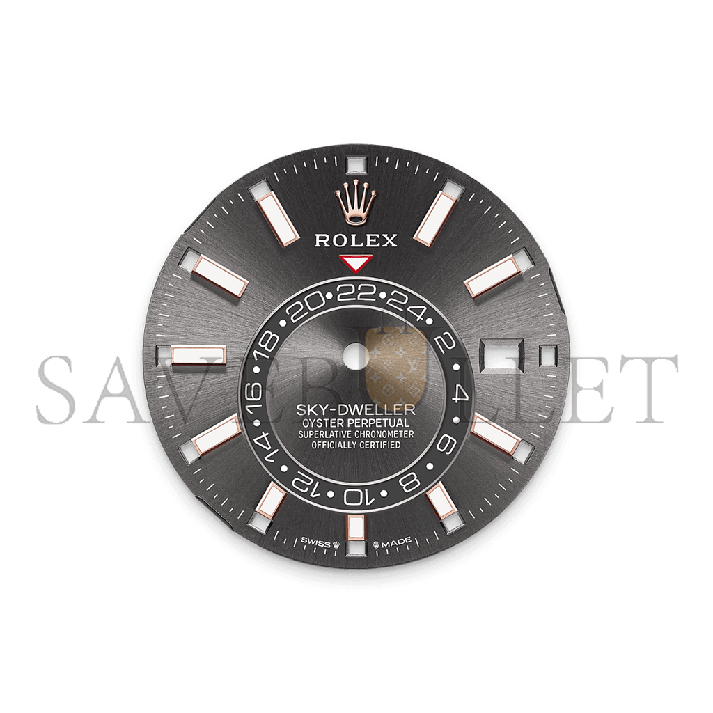 R*l*x sky-dweller oyster, 42 mm, everose gold watch 336935