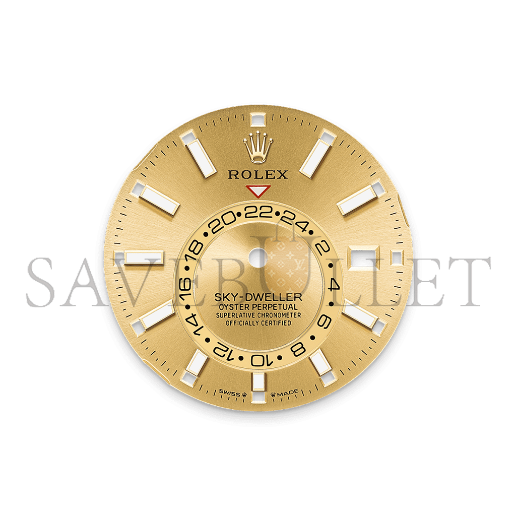 R*l*x sky-dweller oyster, 42 mm, yellow gold watch 336938