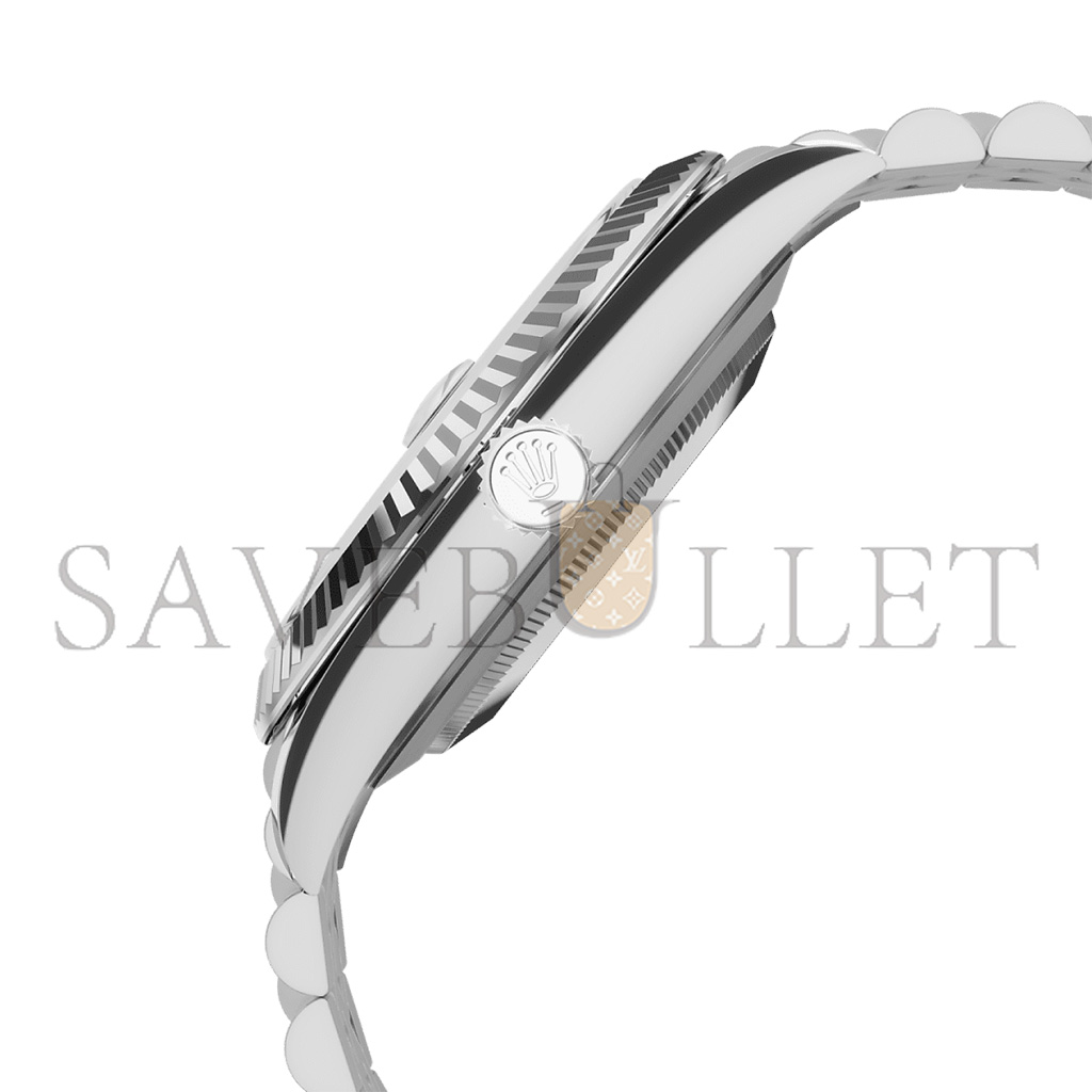 R*l*x datejust 41 oyster, 41 mm, oystersteel and white gold watch 126334-0014