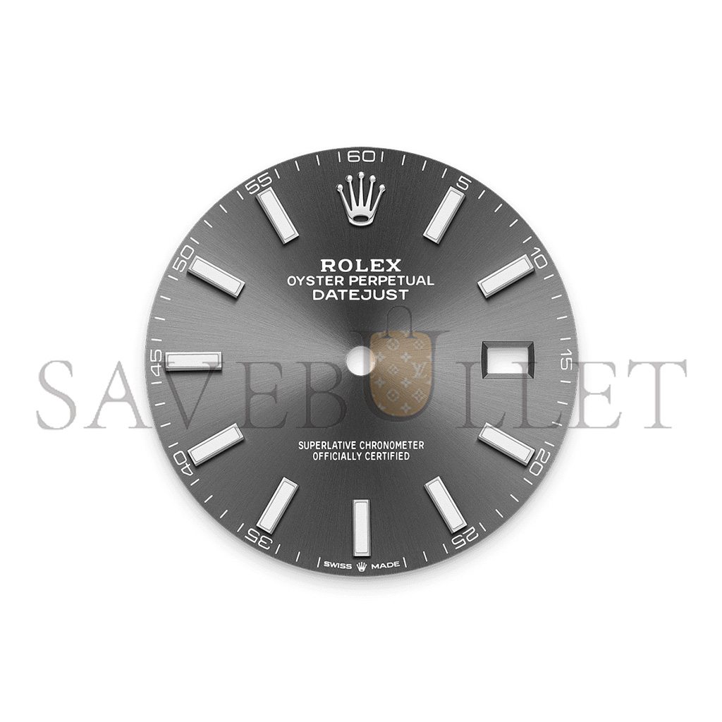 R*l*x datejust 41 oyster, 41 mm, oystersteel and white gold watch 126334-0014