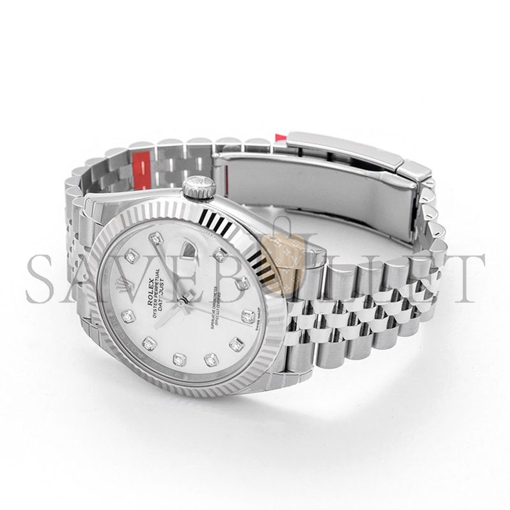 R*l*x datejust 41 stainless steel fluted watch 126334-0020