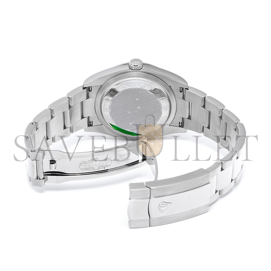 R*l*x datejust blue fluted pattern dial 36mm watch 126234-0049