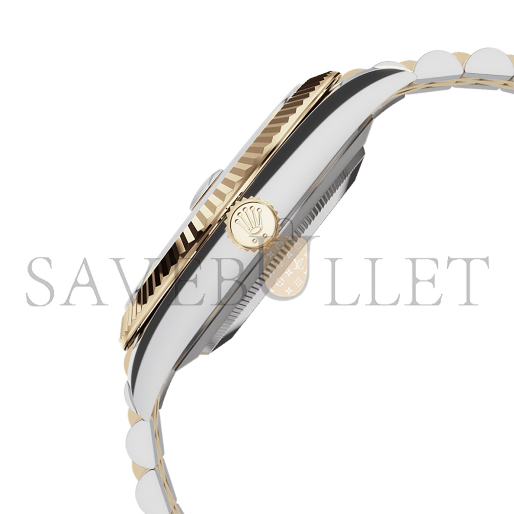 R*l*x datejust 41 oyster, 41 mm, oystersteel and yellow gold watch 126333-0016