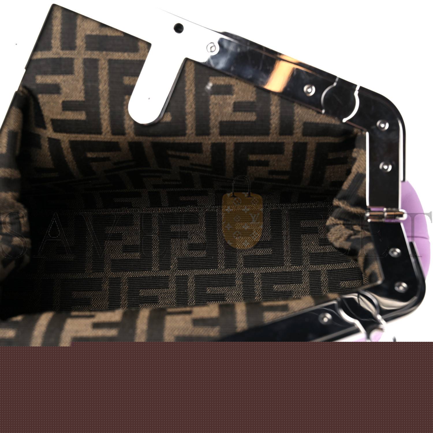 F**di shiny nappa small F**di first violetta (23*18*9cm)