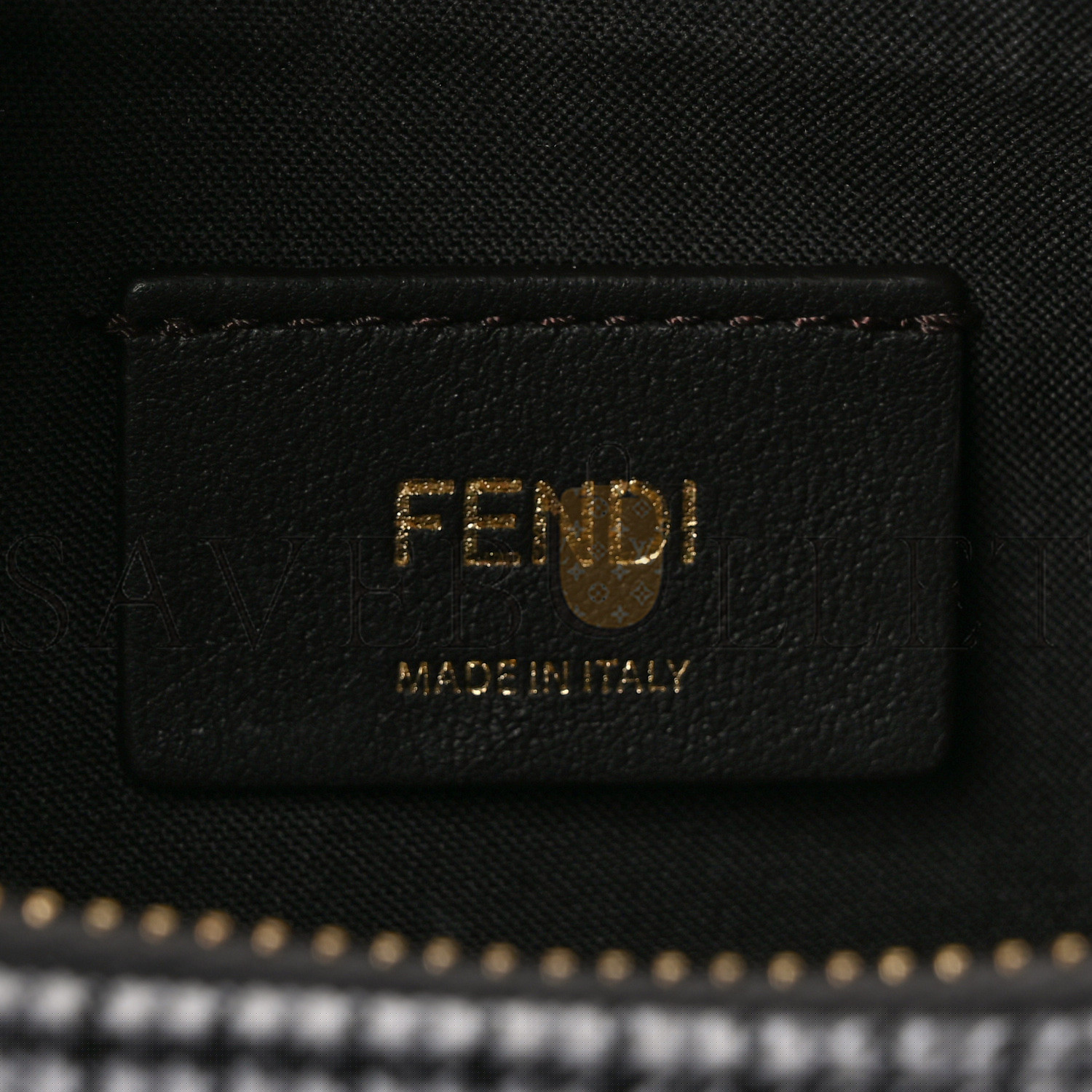 F**di wool vitello grace small houndstooth small F**digraphy hobo bag grigio anthracite (28*21*8cm)