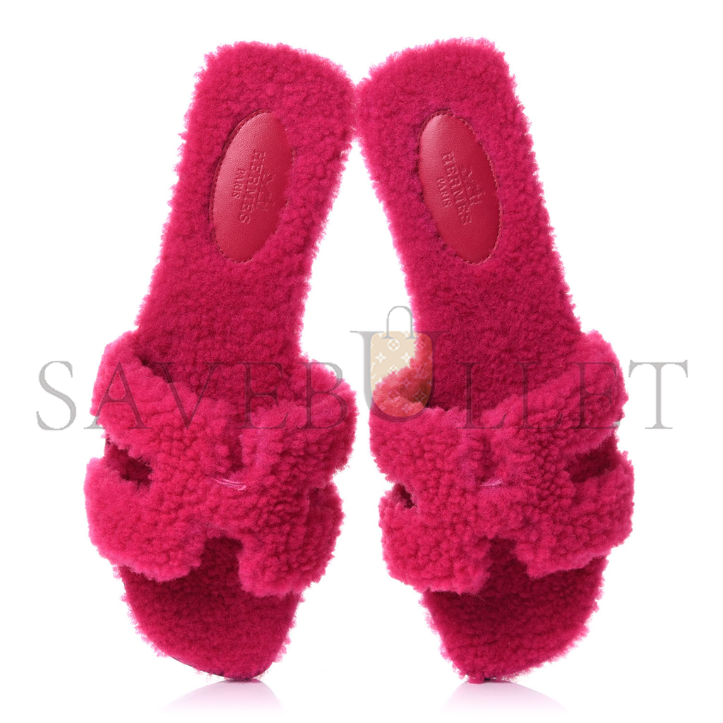 H**mes woolskin oran sandals h071002z2108