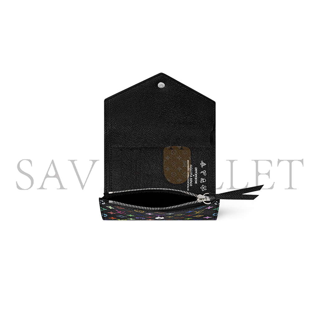 l**is V*t*n murakami lv x tm victorine wallet m14163 (12*9.5*2.5cm)