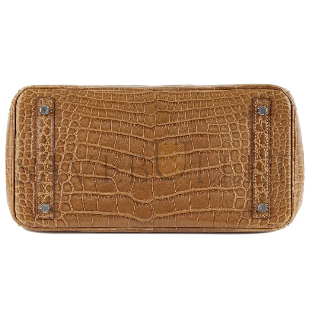 H**mes master birkin 30 matte alligator handbag 225472 (30*22*15cm)