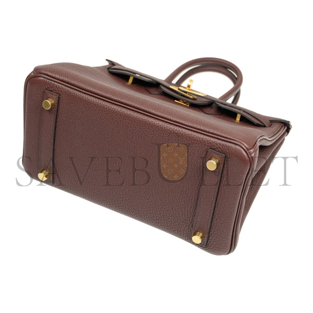 H**mes birkin 25 chocolate bag bk250gtggp (25*20*13cm)