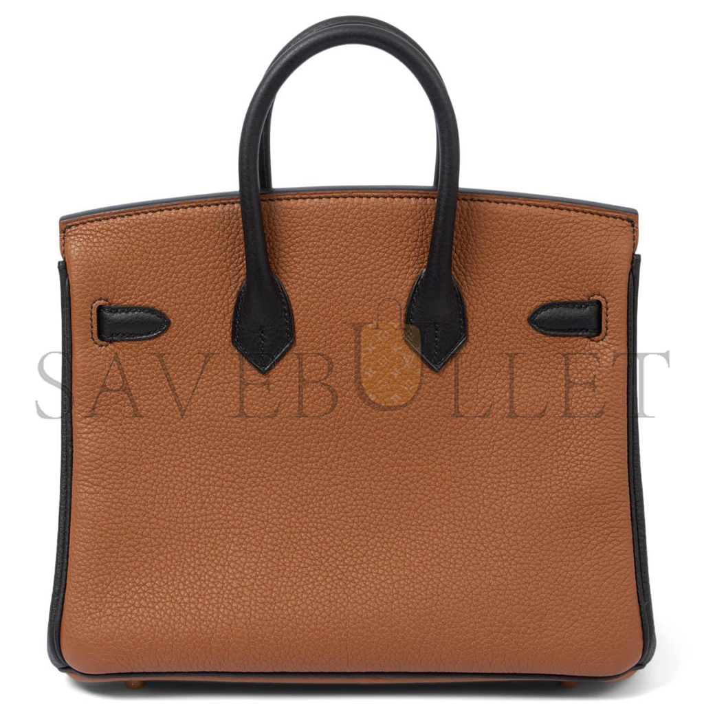 H**mes birkin 25 camel gold buckle bag 3649 (25*20*13cm)
