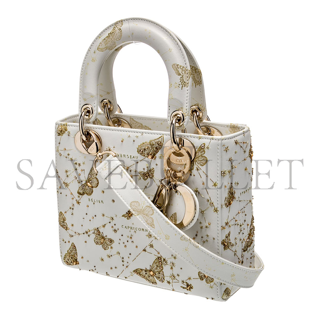 ch**an D*or leather top handle bag m0531obzy-m933 (20*17.5*7.5 cm)