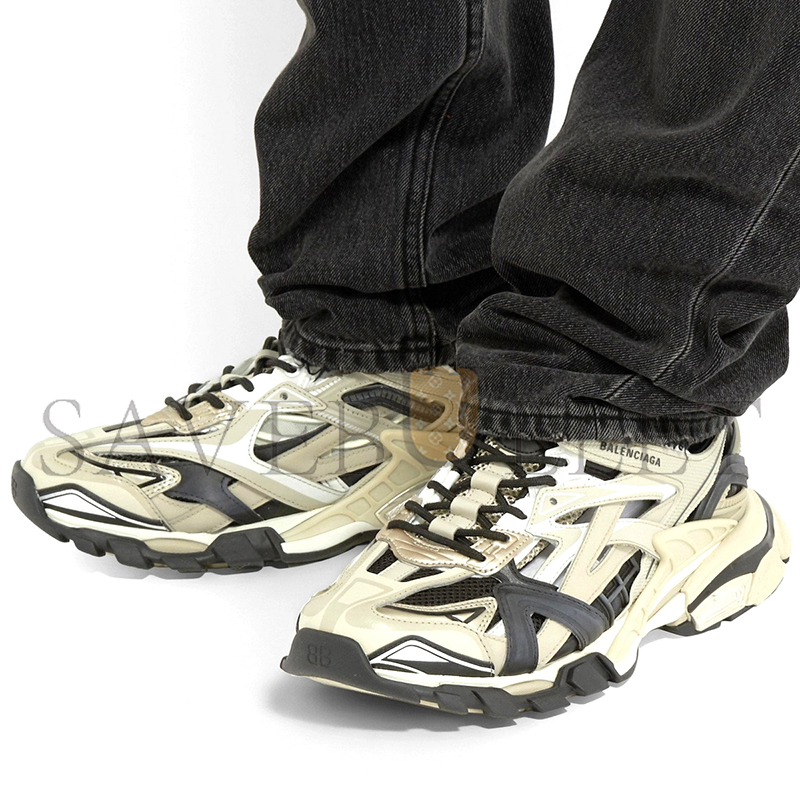 Ba*len*cia*ga follow track.2 sneakers in mesh & nylon 568614w2gn38071