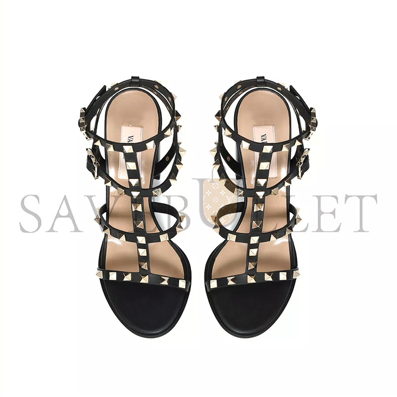 VALENTINO ROCKSTUD ANKLE STRAP SANDAL 90MM 5W2S0749VBP_0NO
