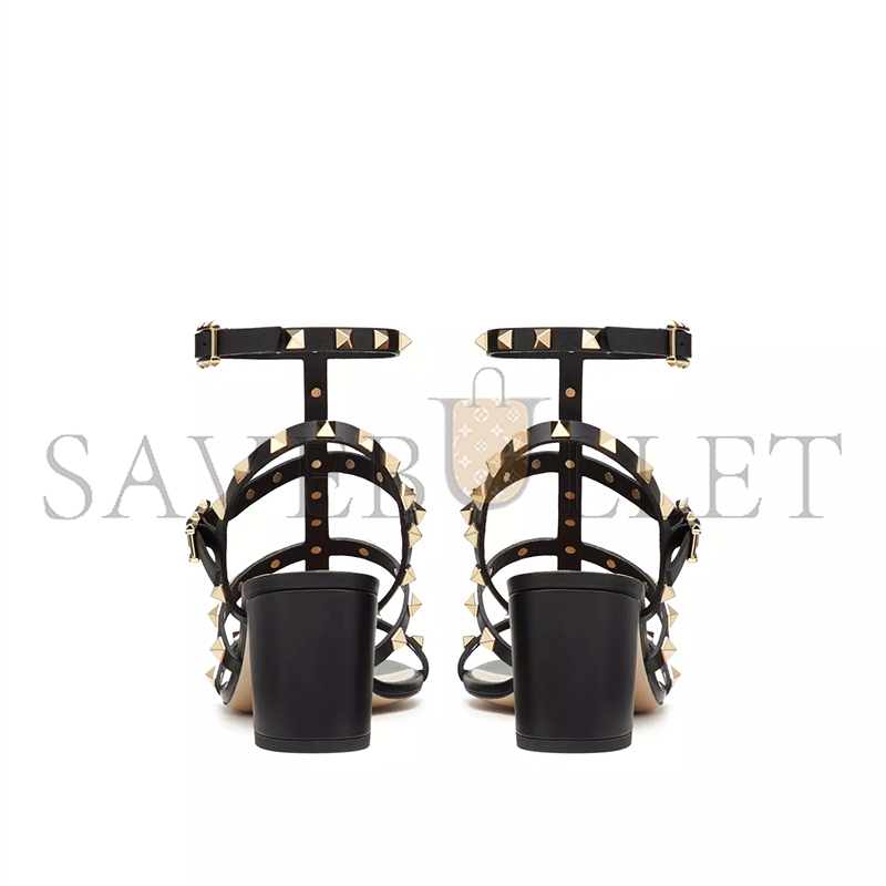 VALENTINO ROCKSTUD CALFSKIN ANKLE STRAP SANDAL 60MM 5W2S0491VBP_0NO