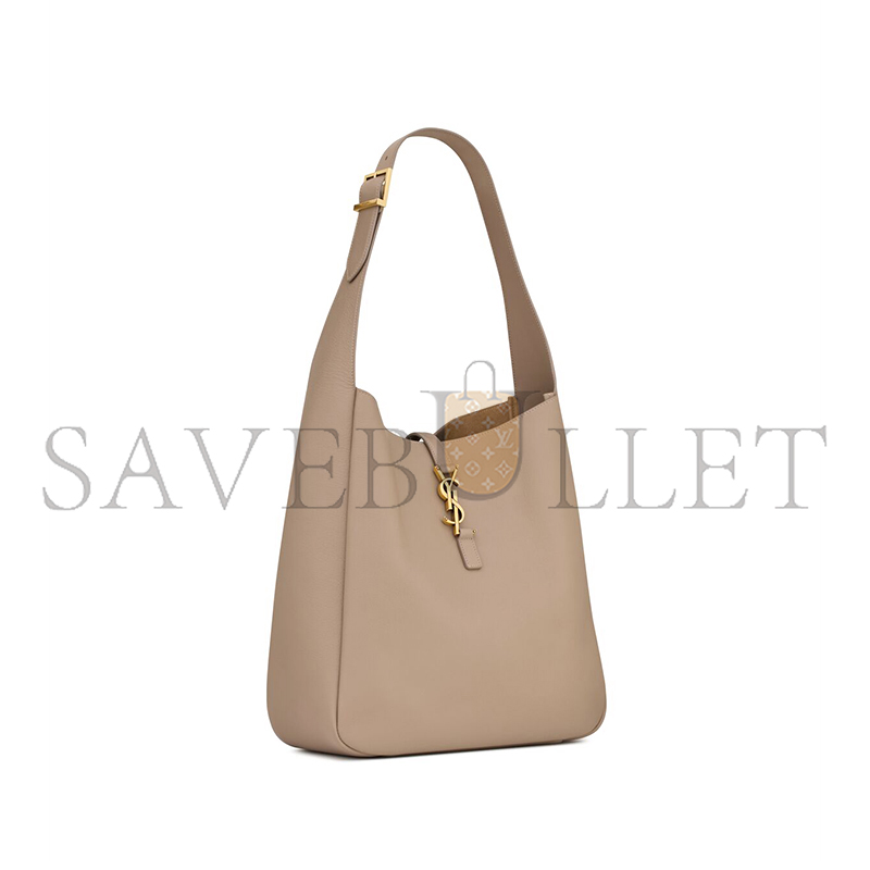 y*l le 5 À 7 S*pple large in grained leather 753837aaauq1722 (30*31*13cm)